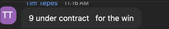Tim Tepes: 9 under contract, for the win