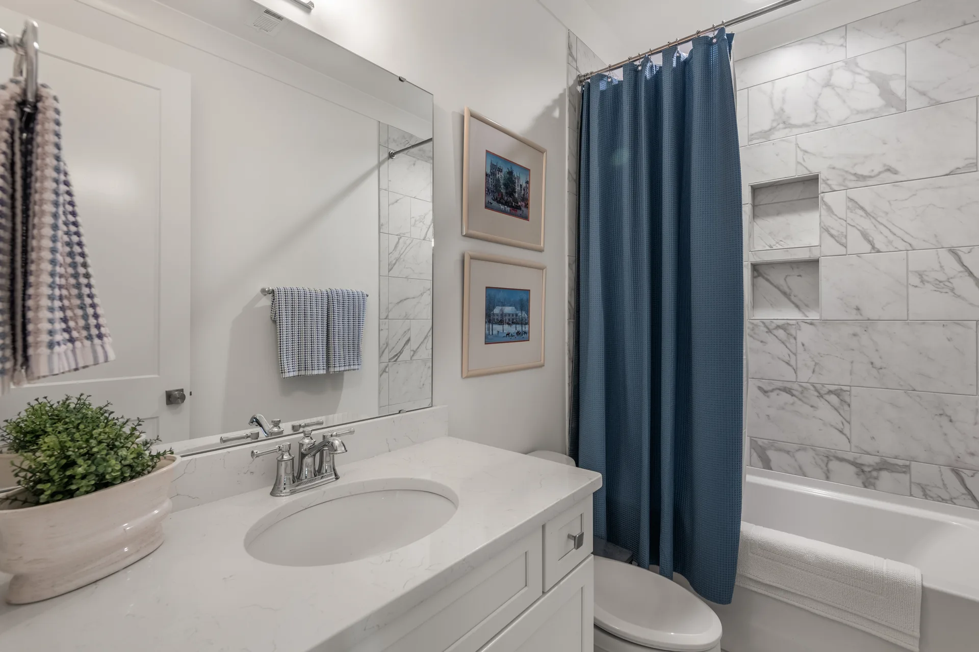 Private bath off the office bedroom