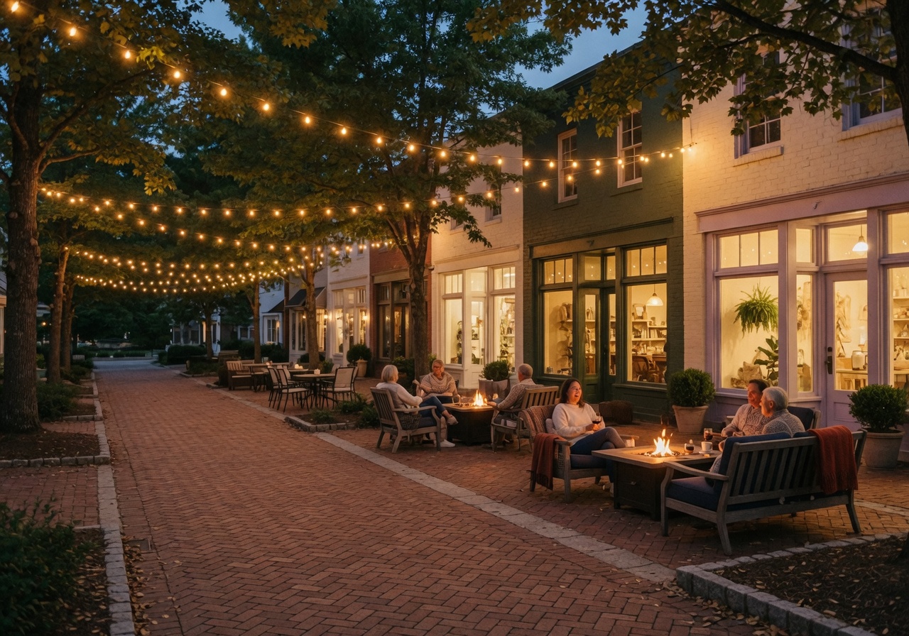 Warm and cozy coffee house interior in Mooresville