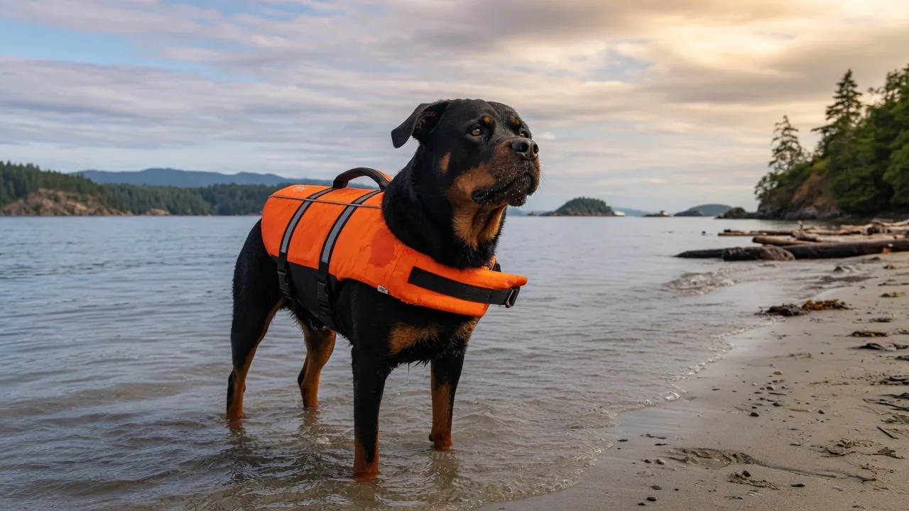 Water Safety for Dogs in Greater Victoria: Life Jackets, Currents & Beach Supervision
