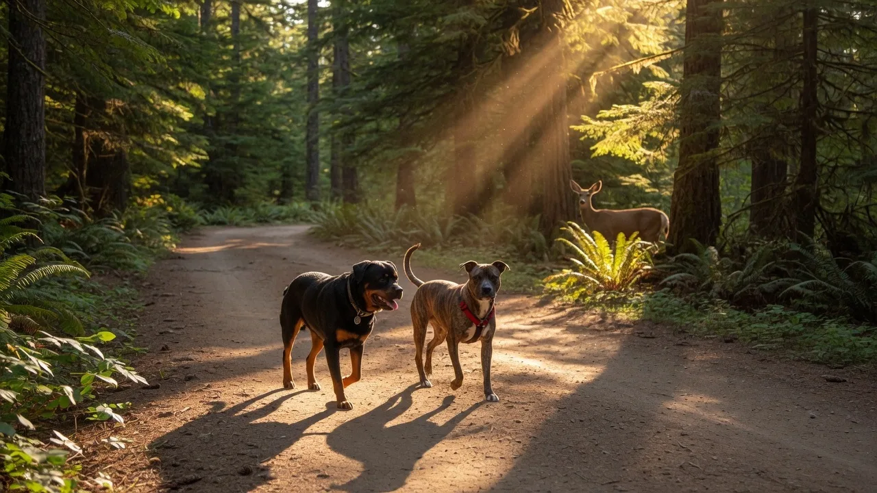 Wildlife Encounters on Trails: Keeping Your Dog Safe from Deer, Cougars & Raccoons in Greater Victoria