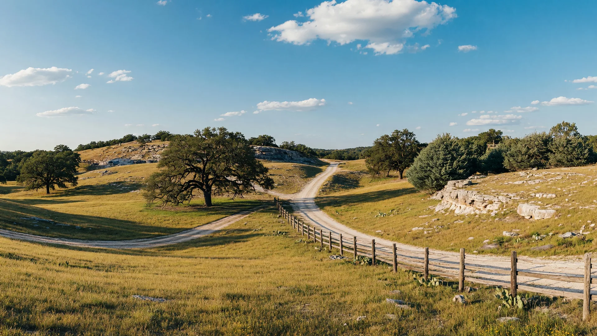 Hill Country ranchland representing the agricultural exemption and rollback tax considerations for Texas acreage buyers.