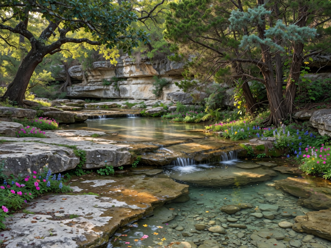 Custom Hill Country homes with limestone facades and varied architectural styles on spacious lots with live oaks near Boerne Texas