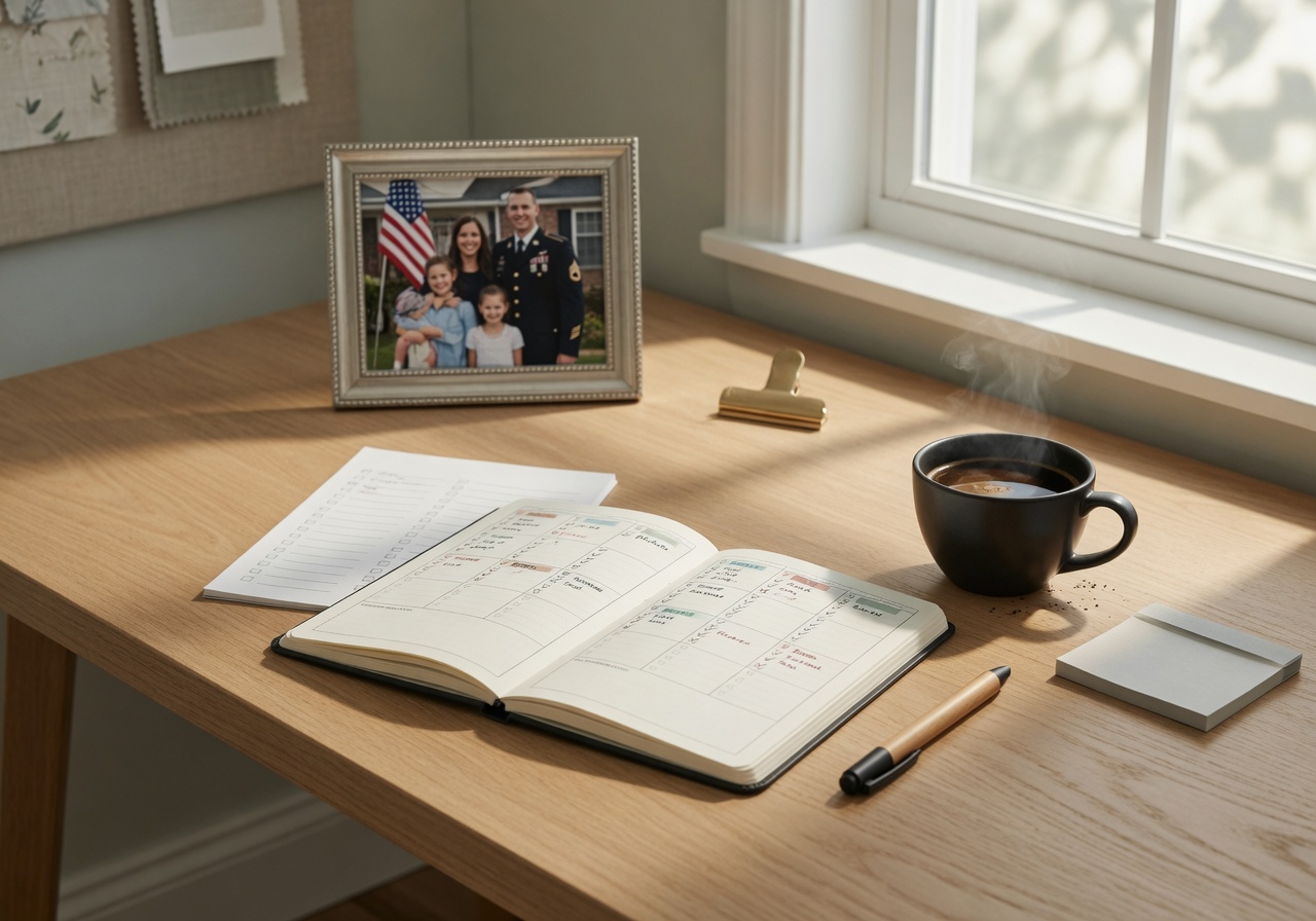 Shannon Russell custom military relocation and PCS checklist notebook