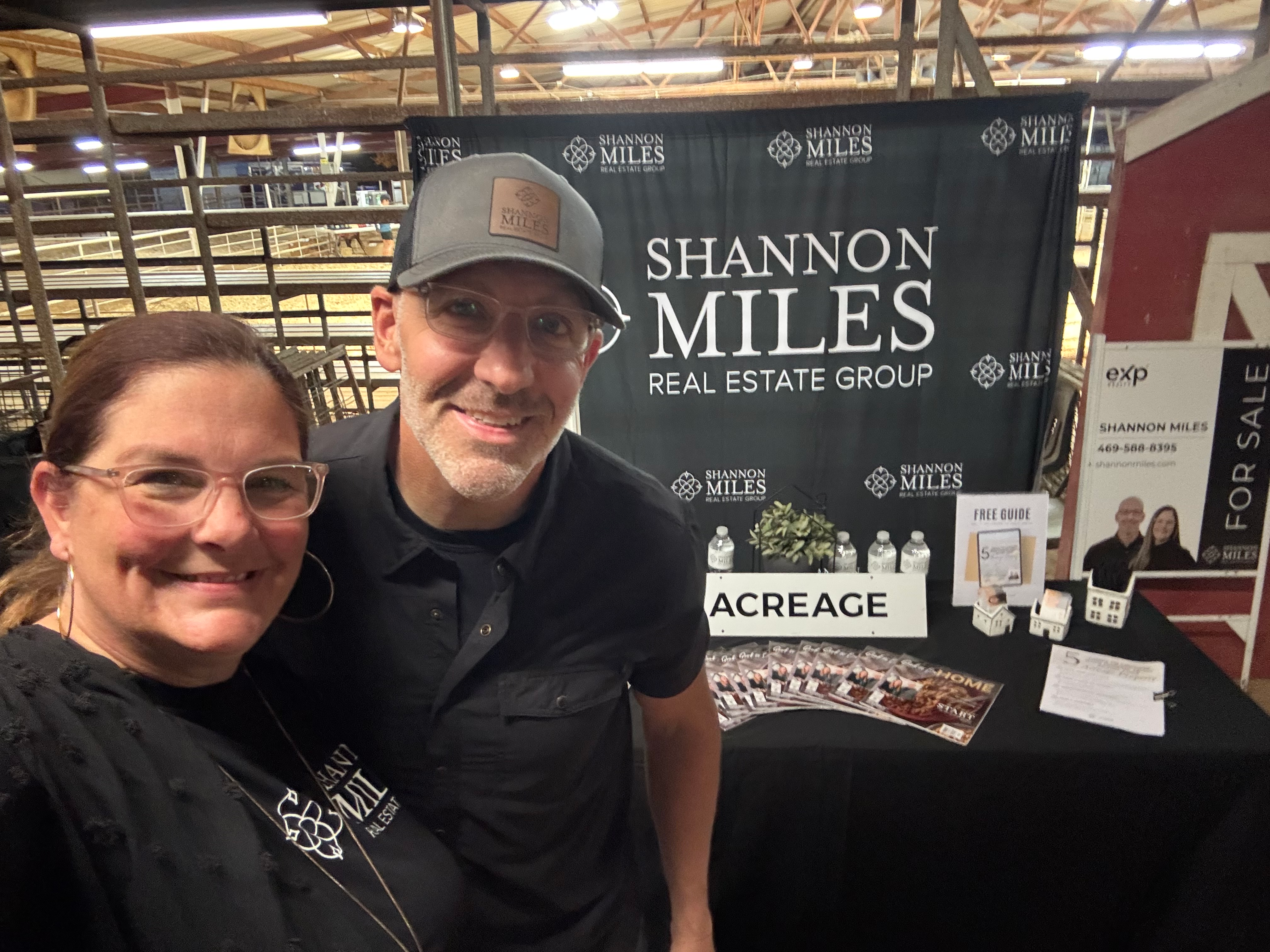 Shannon and Scott at a community event