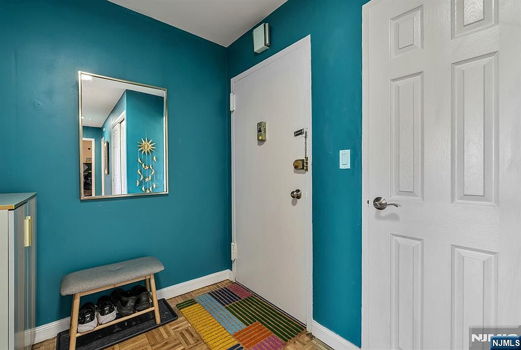 Apartment entry foyer