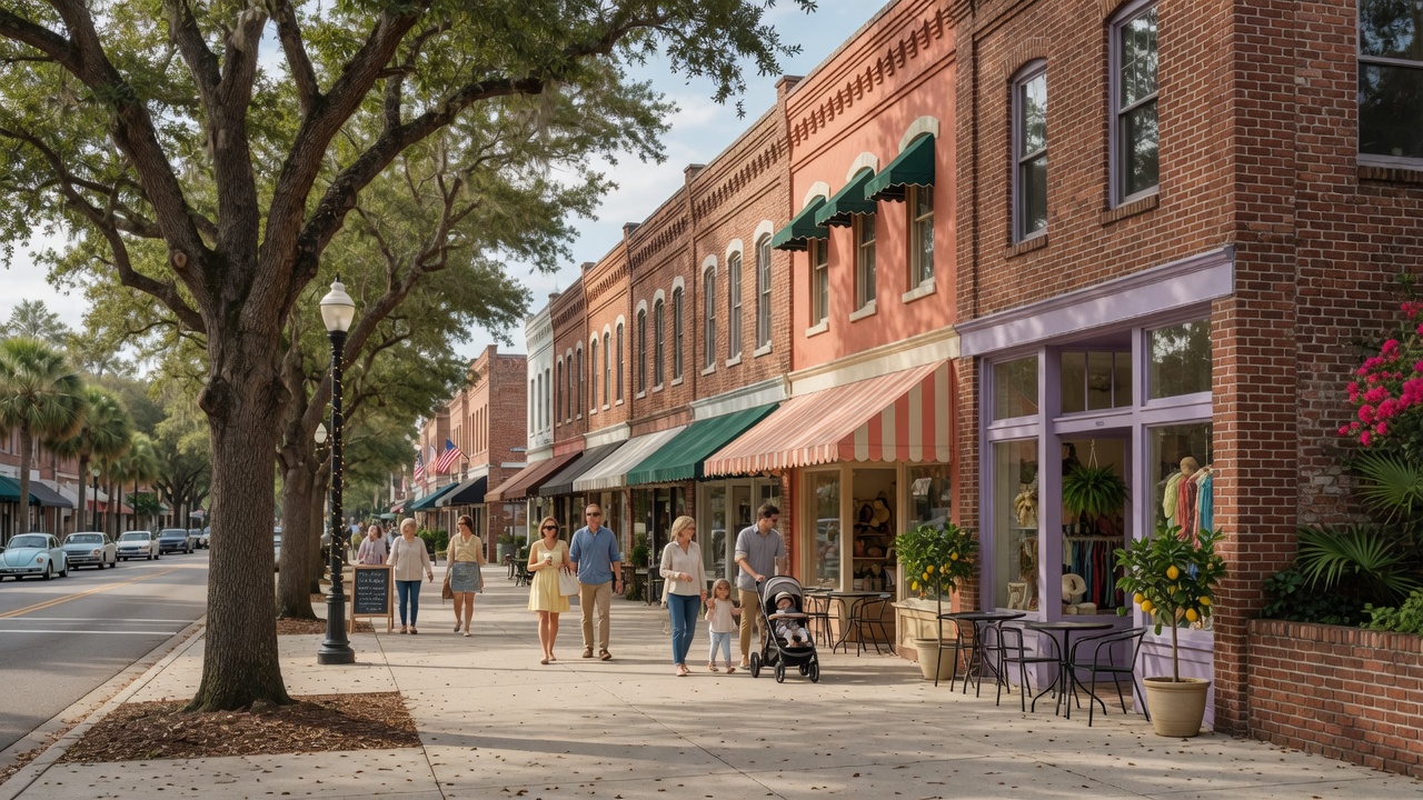 Family-friendly neighborhood in Ocoee Florida with parks and well-maintained homes