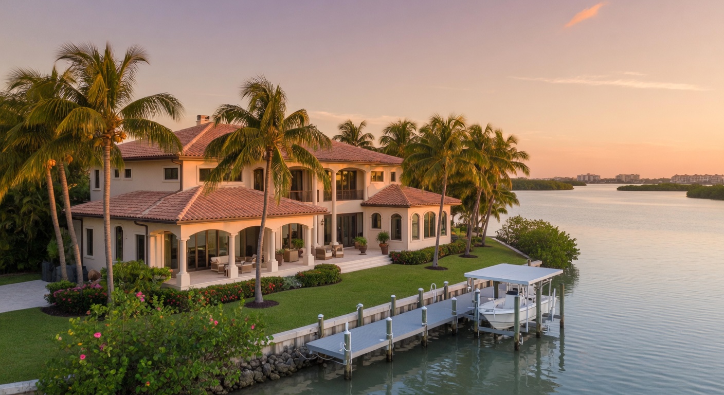 Luxury waterfront home on Longboat Key, Florida