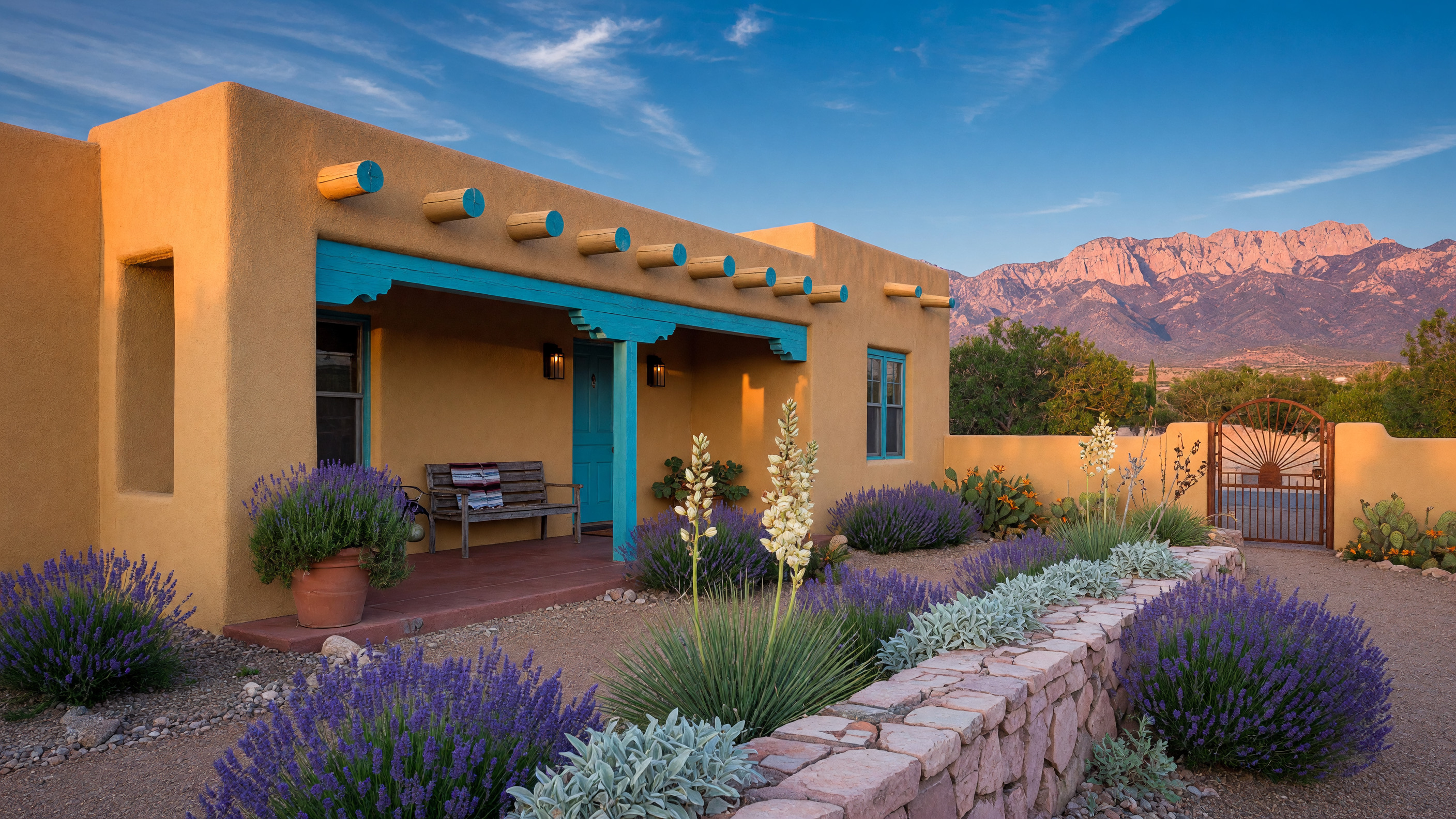 Beautiful southwestern home in Albuquerque with Sandia Mountain views