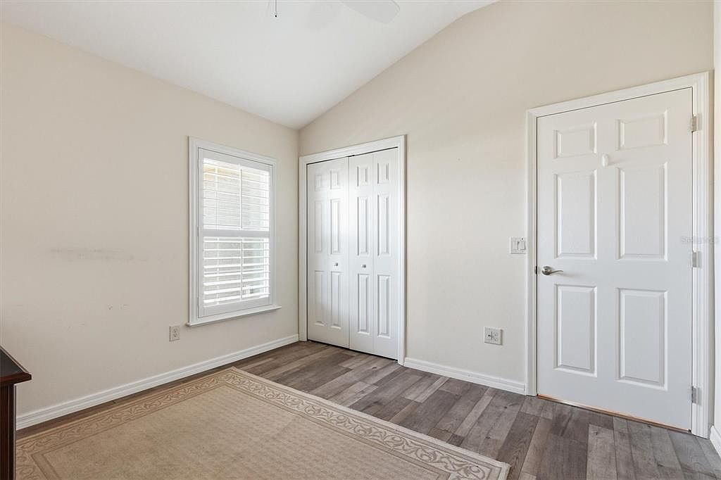 Third bedroom with plantation shutters