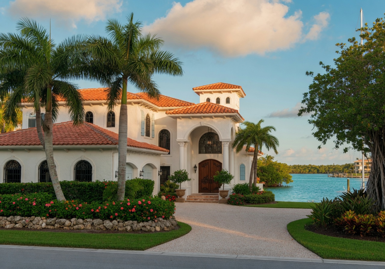 Luxury waterfront home in Southwest Florida