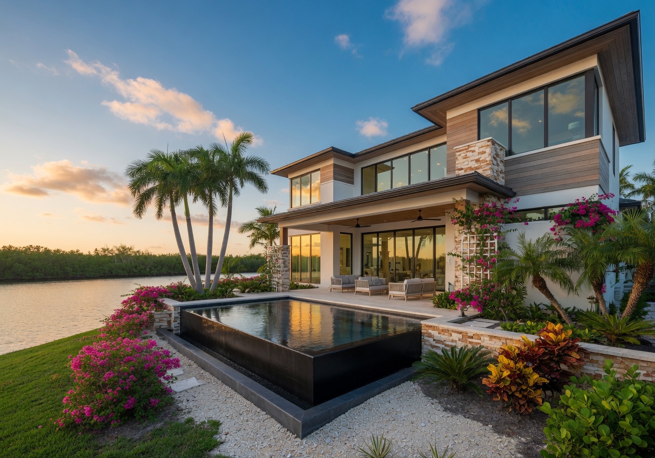 Luxury new construction home in Southwest Florida