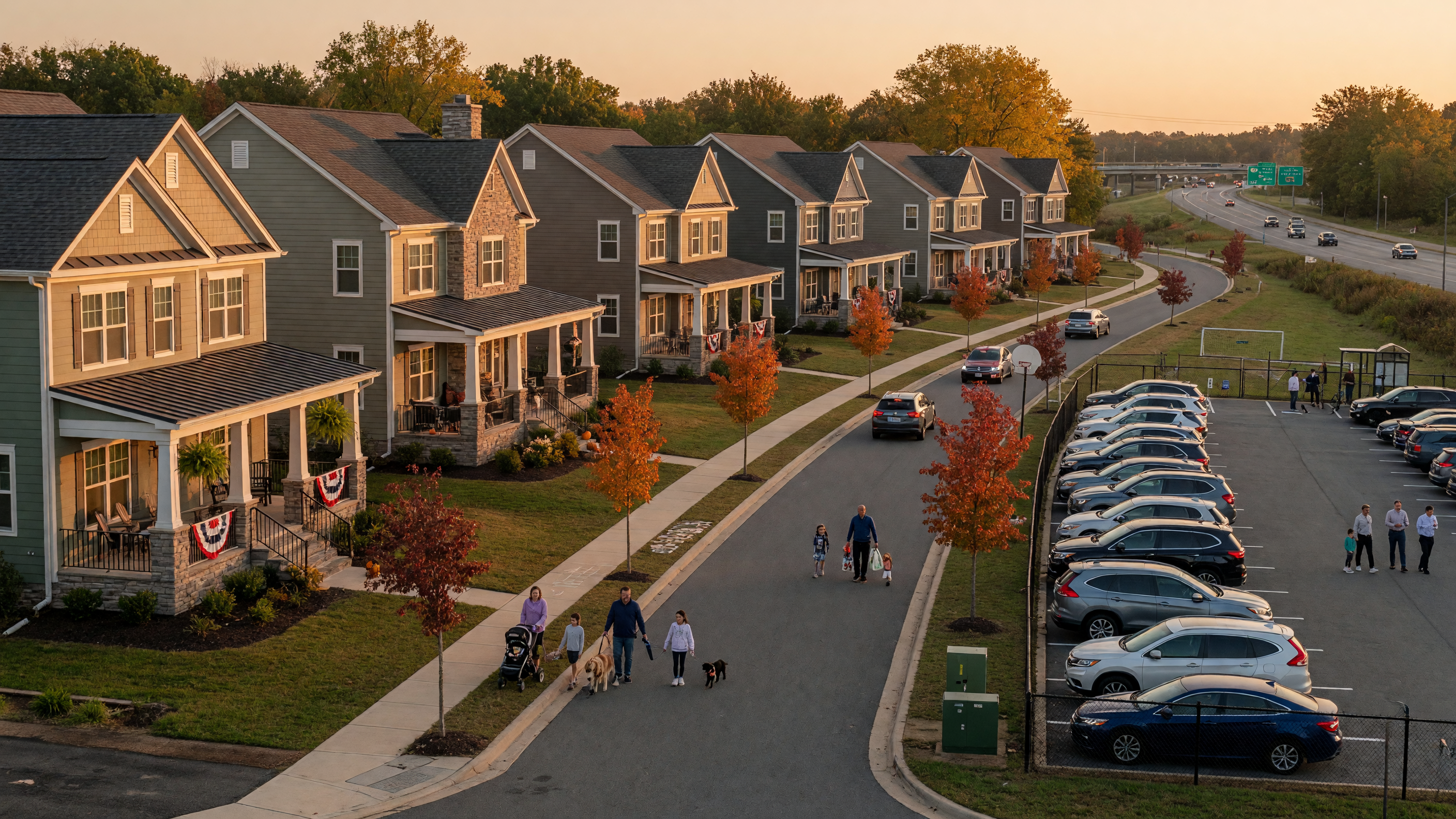 New Bristow Village Prince William County Virginia — newer homes with commuter access