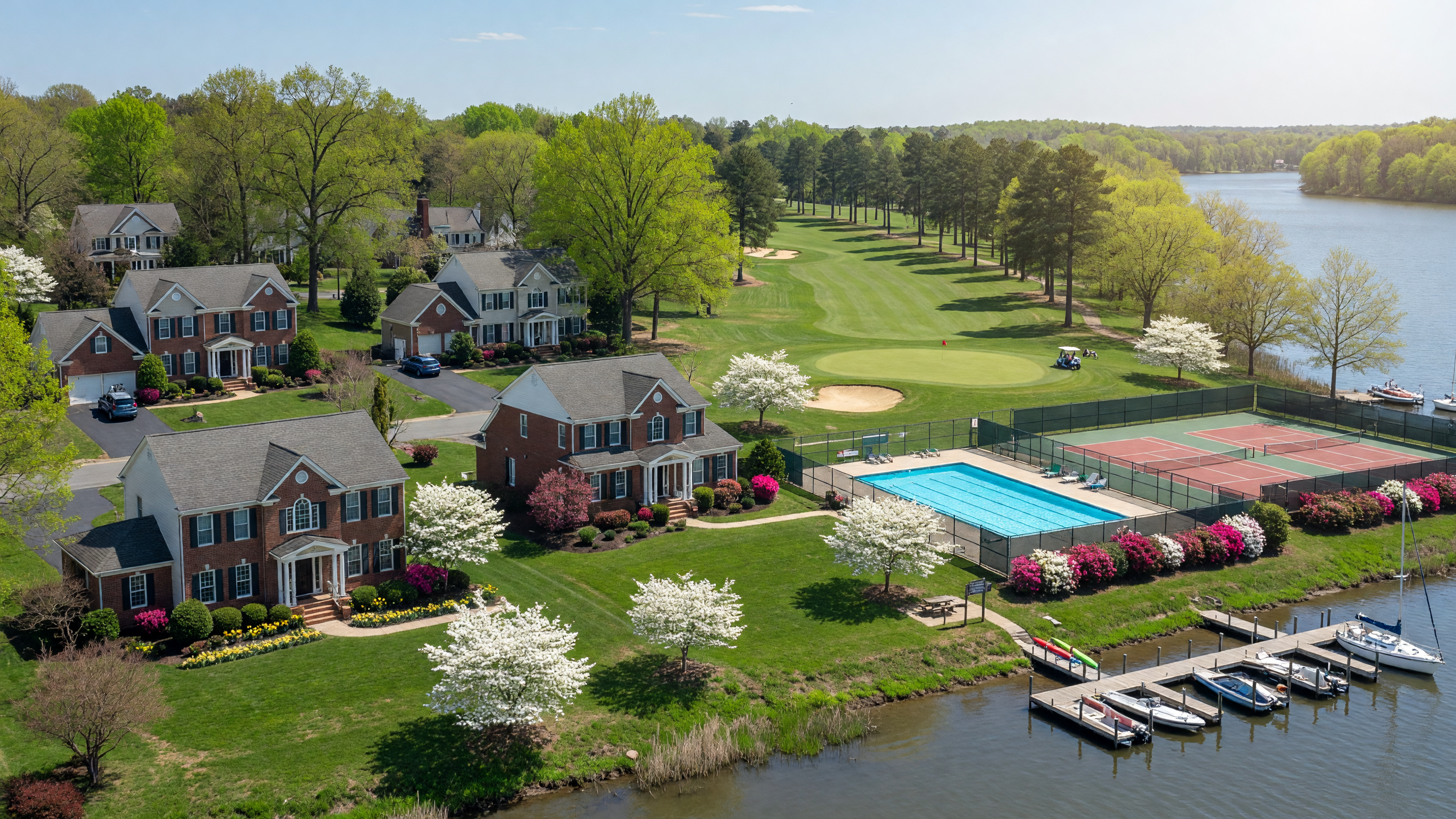 Southbridge community in Prince William County Virginia — established golf community with Potomac River access