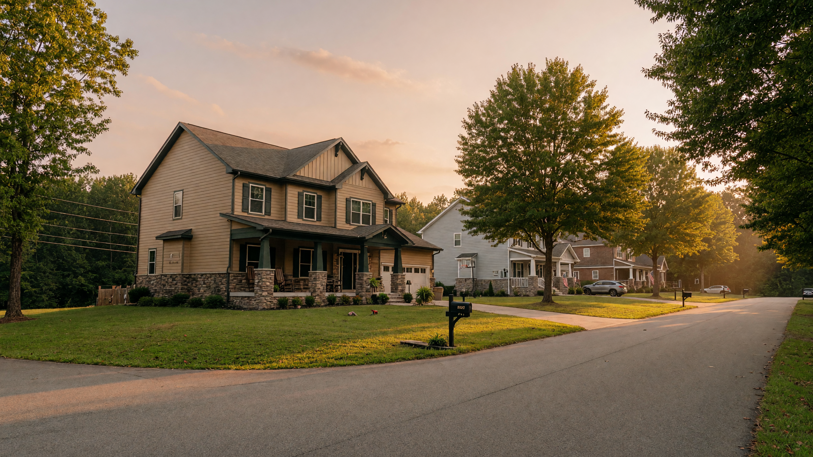 Woodbury Manor new single-family home community in Spotsylvania Virginia — Ryan Homes, spacious lots, tree-lined streets, country setting near Fredericksburg