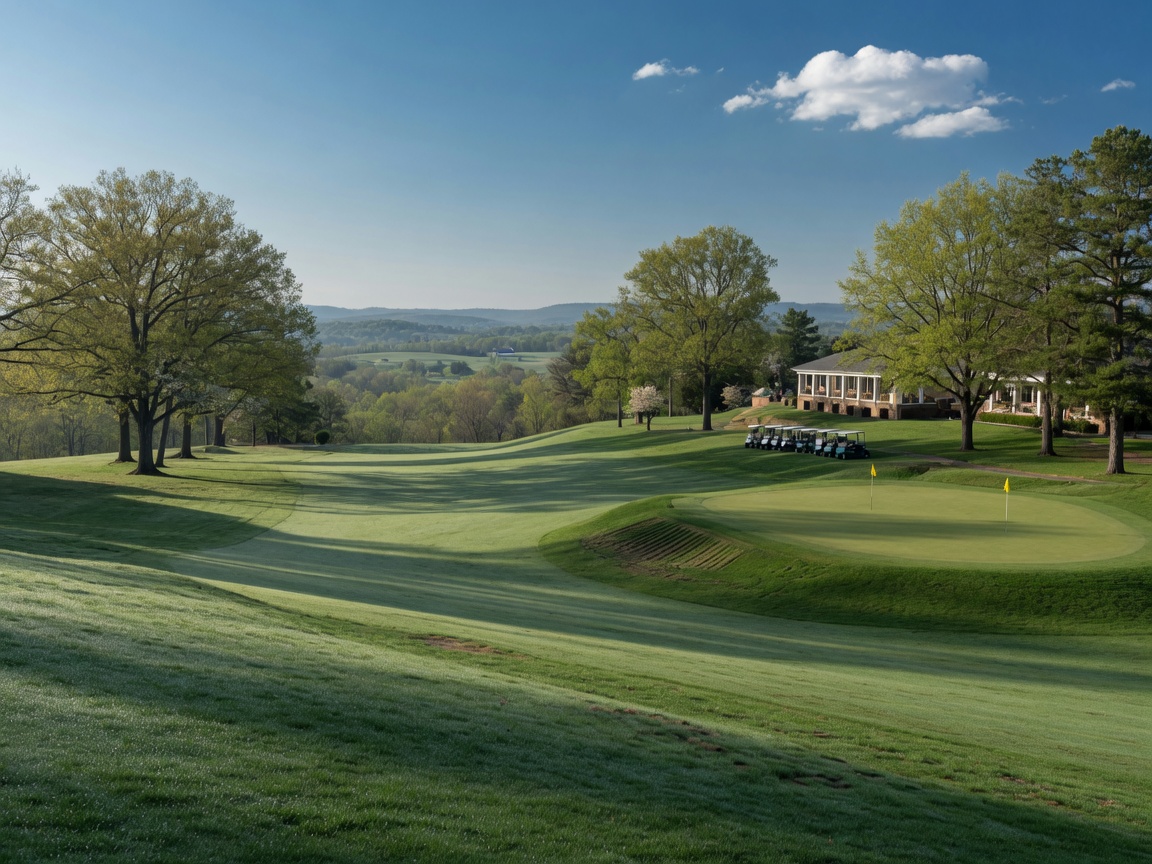 Lee's Hill Golf Club in Fredericksburg Virginia — championship 18-hole course with mature trees and rolling fairways