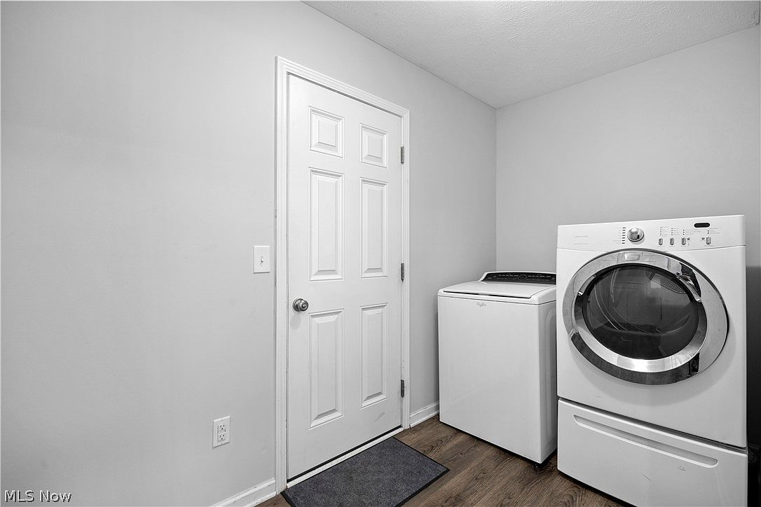 Laundry room with washer and dryer