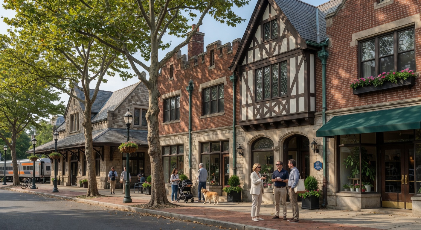 Glen Ridge neighborhood street view