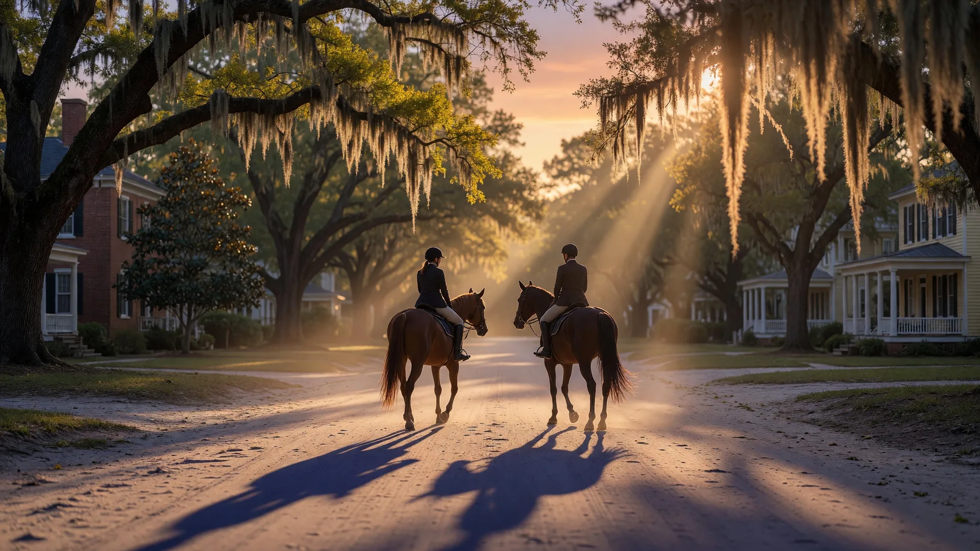 Equestrian community gathering at a horse show in Aiken SC
