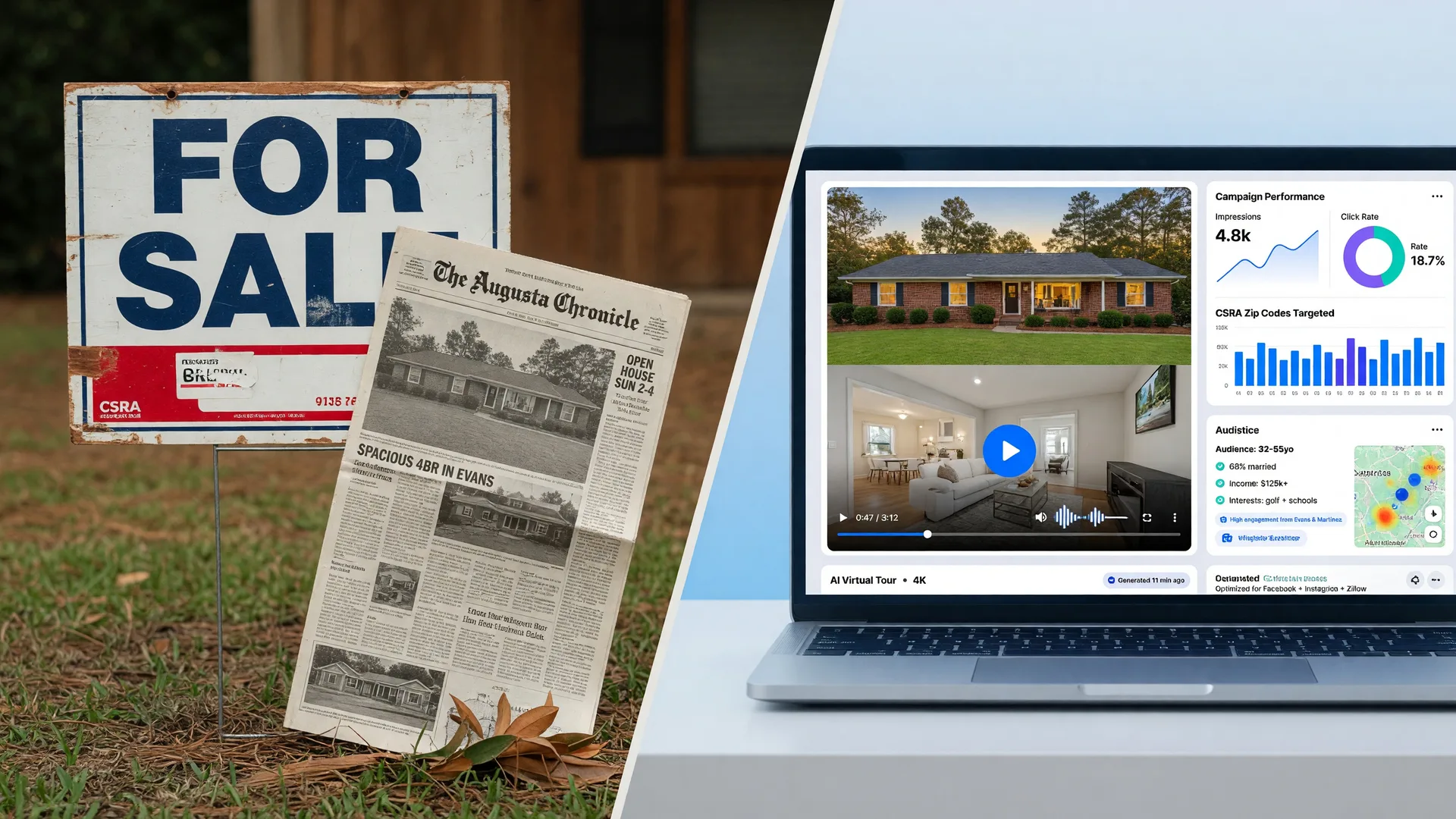 AI vs. Traditional Real Estate Marketing: What Helps a Home Get More Attention?