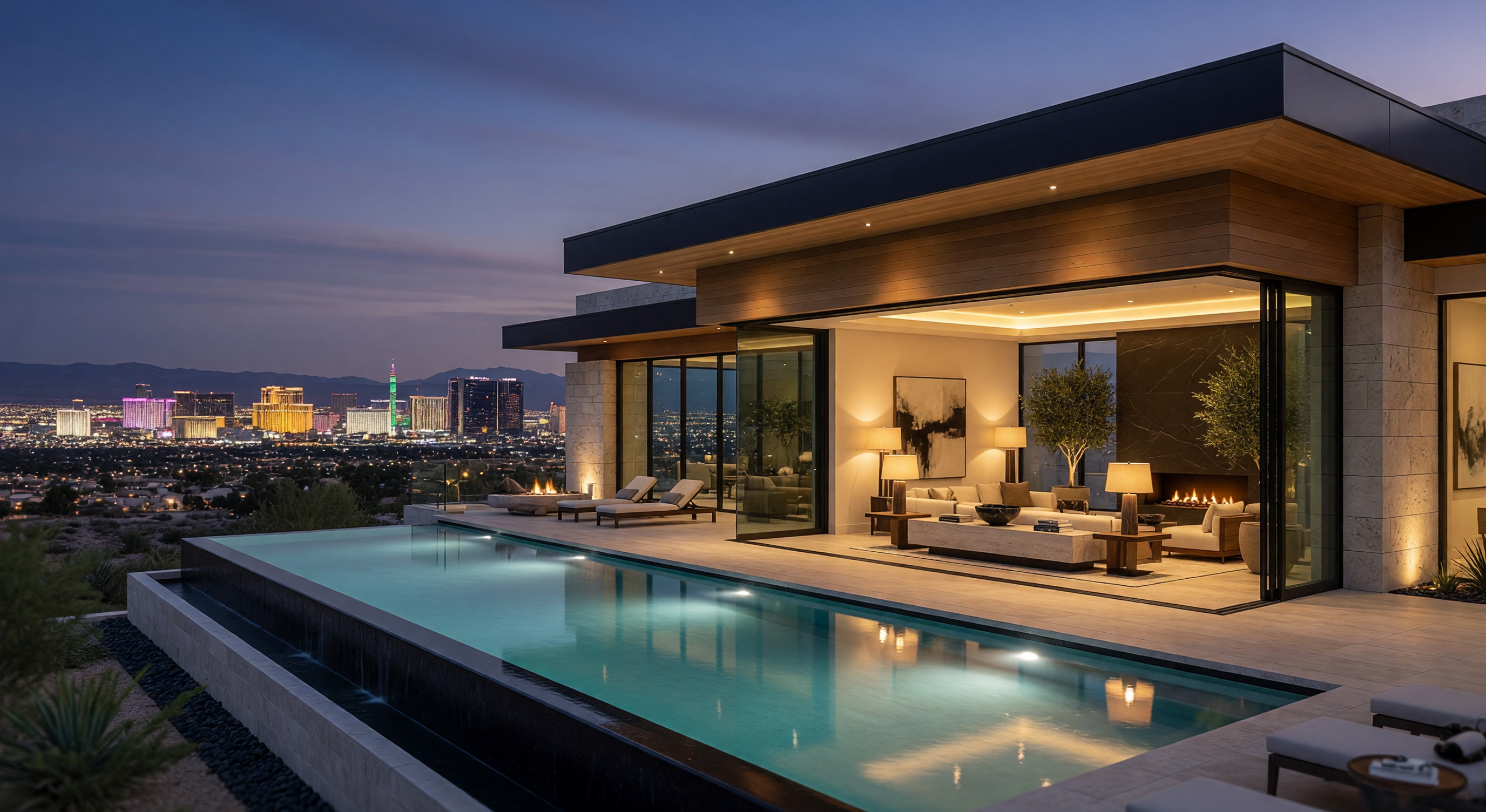 Luxury modern estate in MacDonald Highlands, Henderson NV