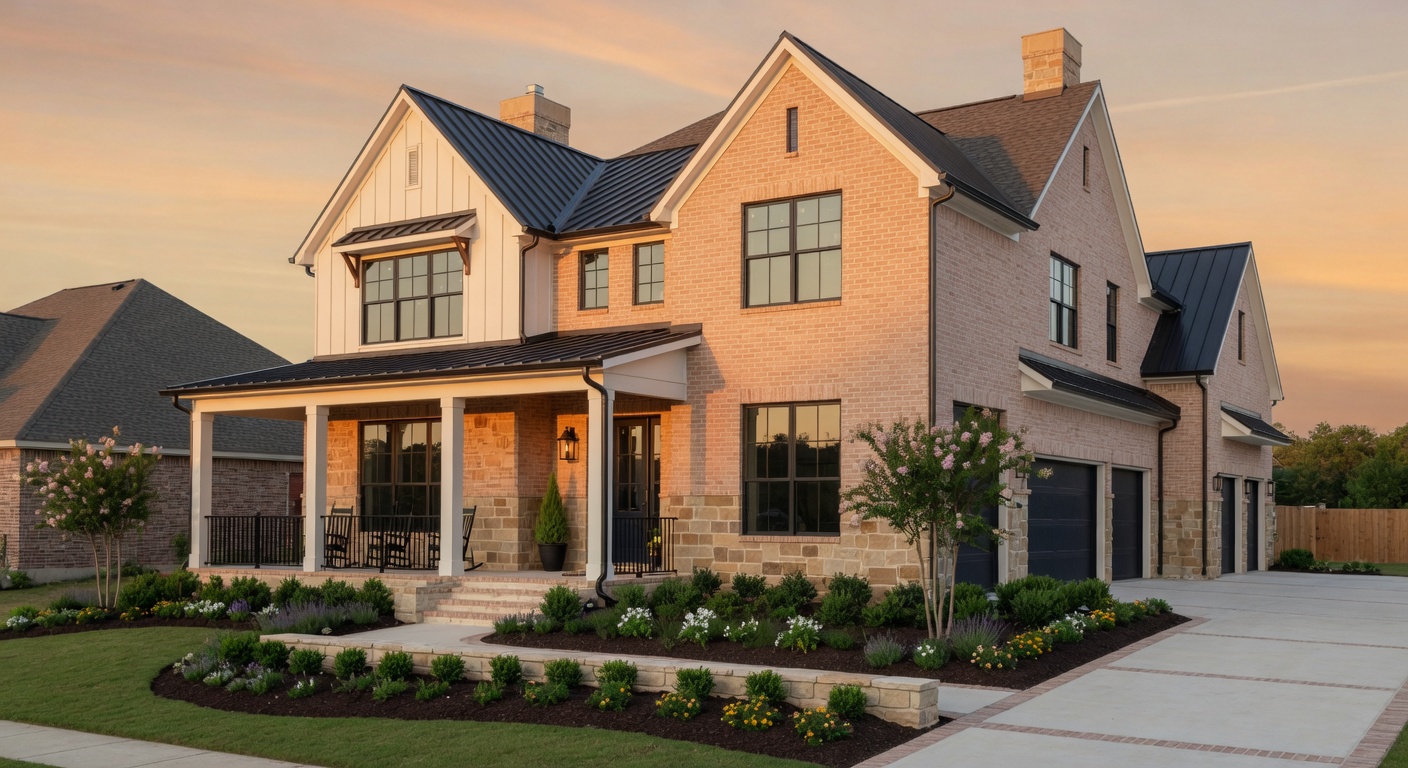 New construction home in North Texas