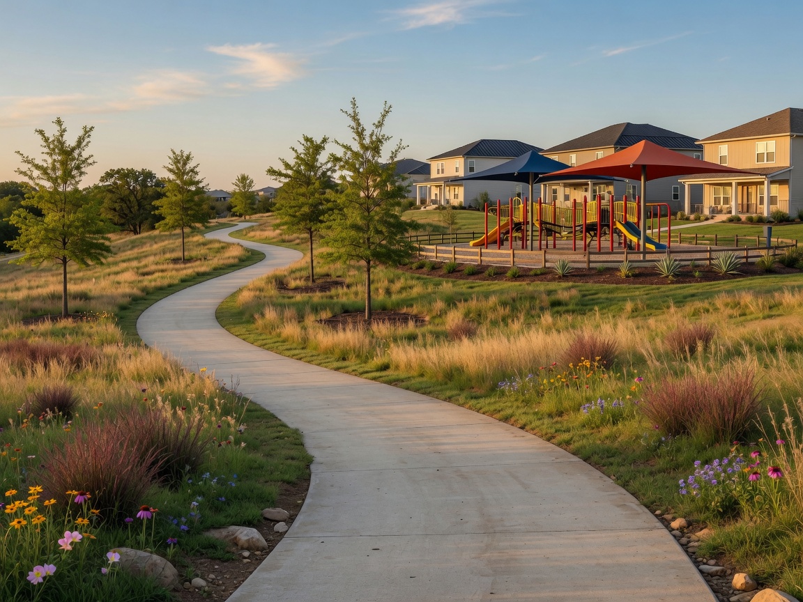 Resort-style lazy river and pool complex at Wildflower Ranch in Justin, Texas