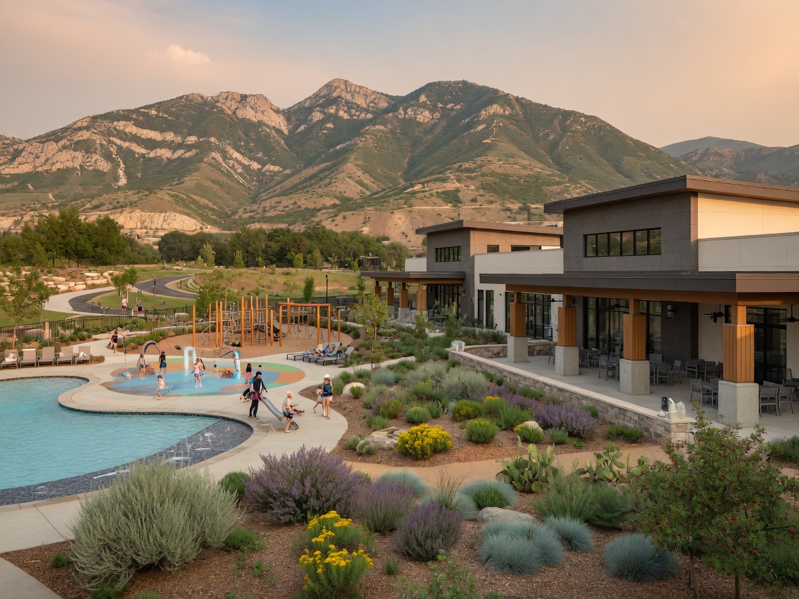 Panoramic view of Utah new construction communities with the Wasatch Mountains in the background