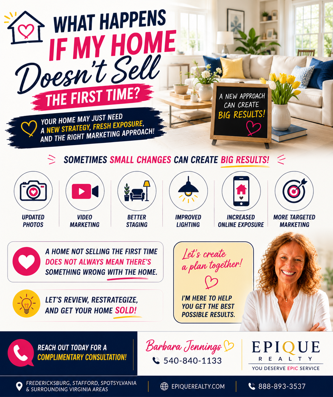 Barbara Jennings real estate listing services for home sellers across Virginia