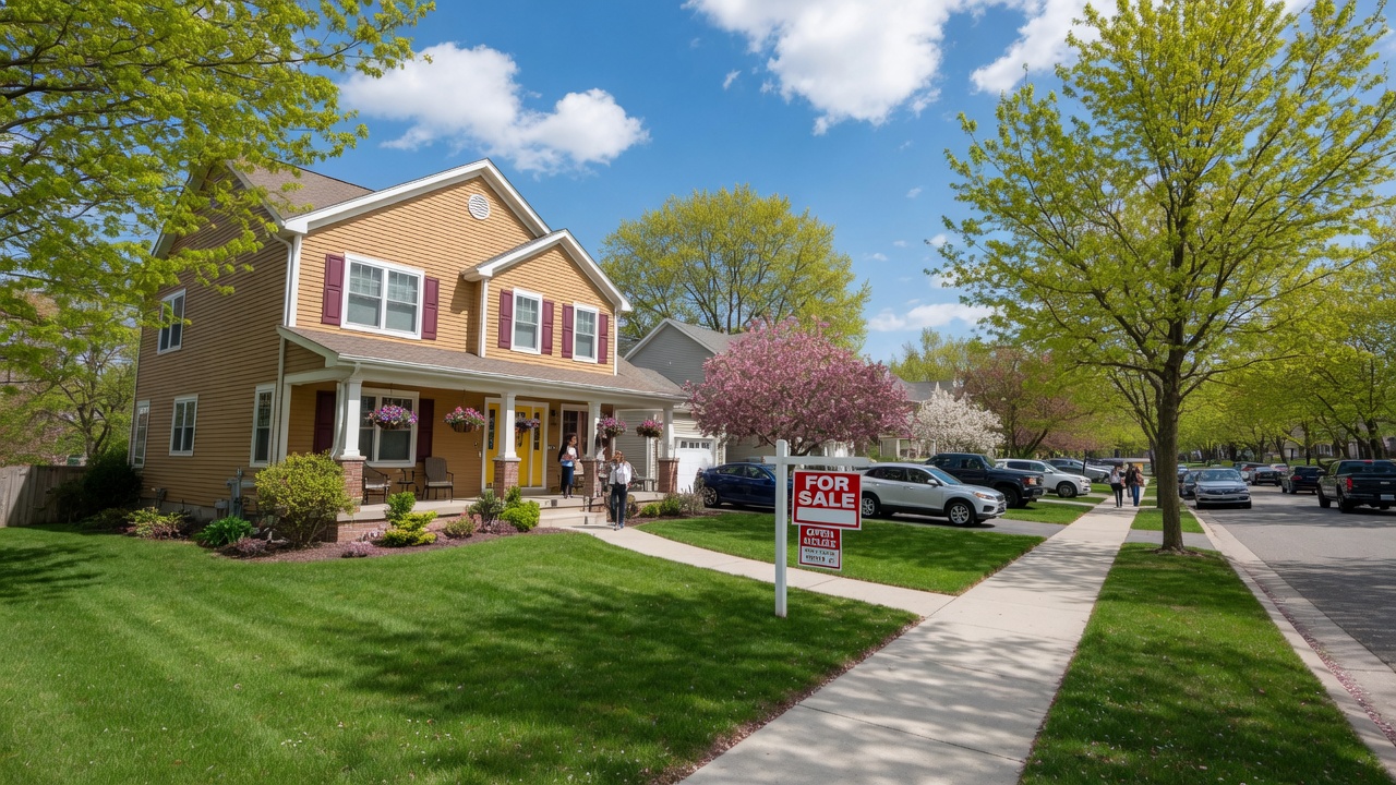 Beautiful suburban home in Mid-Michigan with strong buyer interest from competitive market conditions