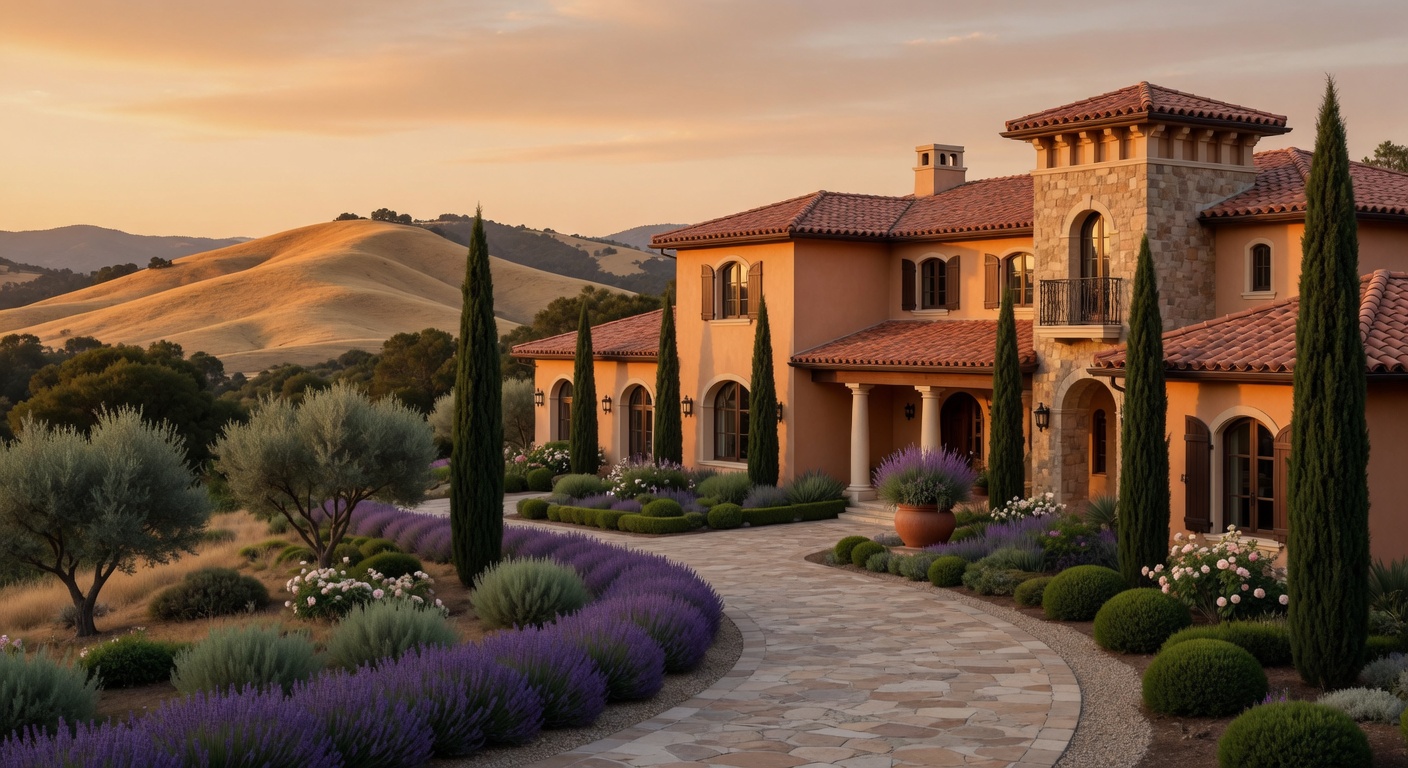 Scenic view of Santa Clara County California