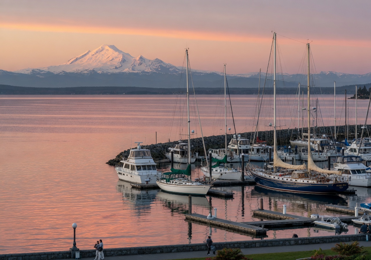 Oceanfront marina