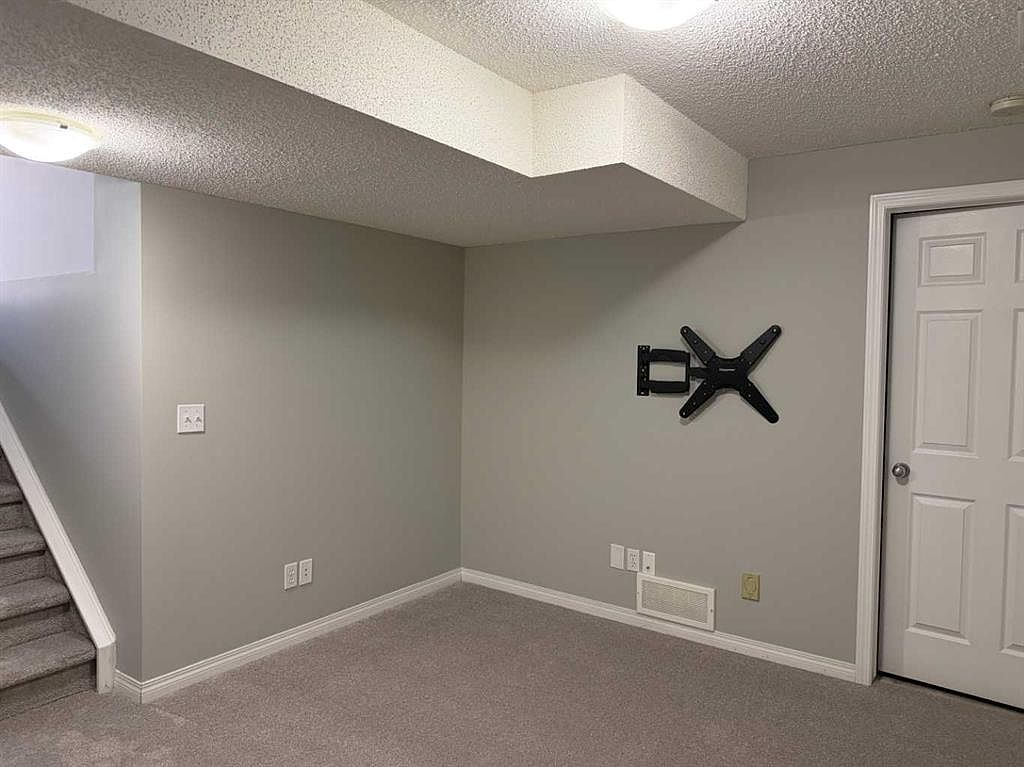 Basement den or flex room with new carpet