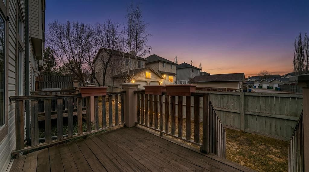 Wooden deck view