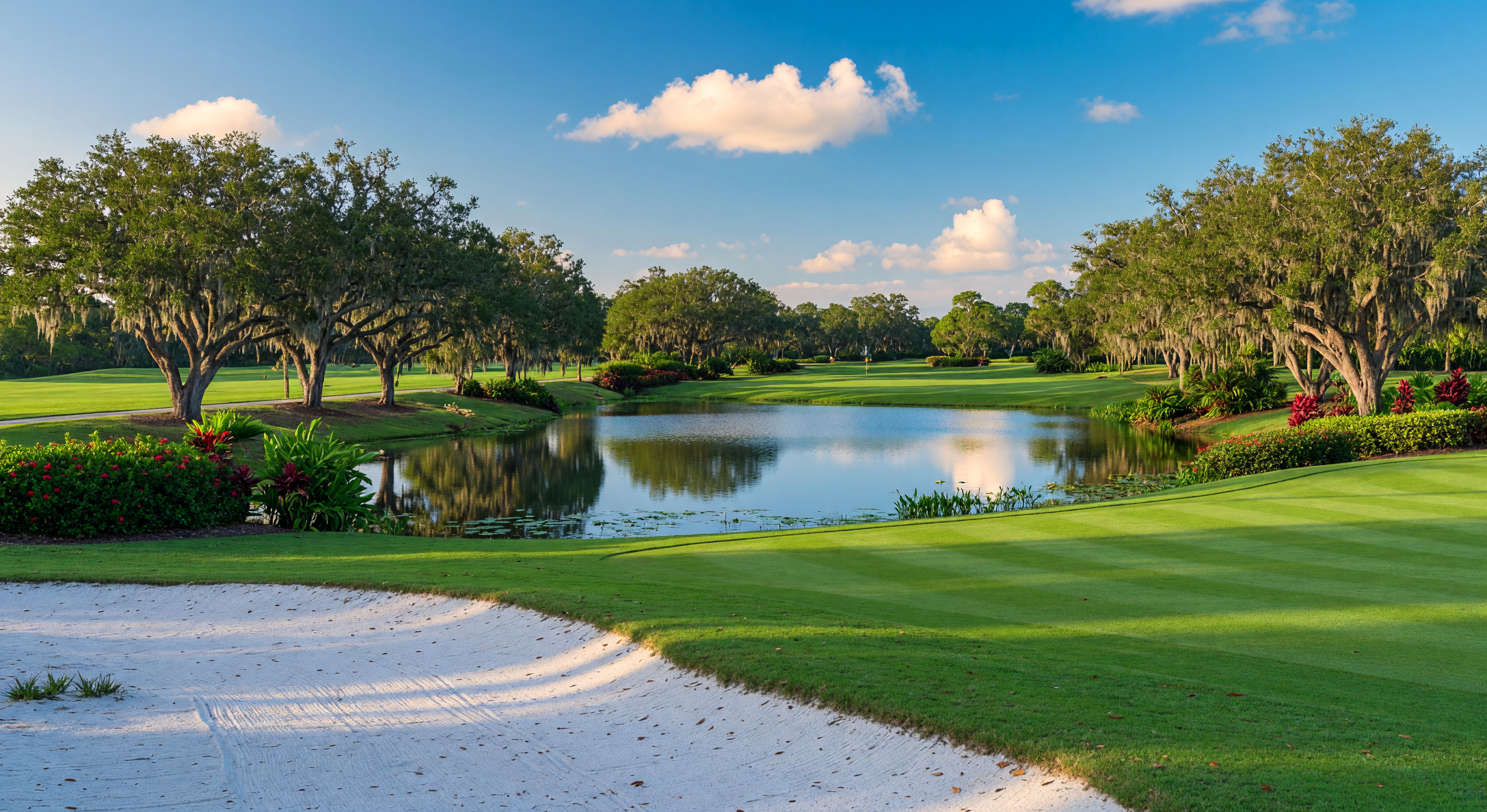 Beautiful golf course in The Villages, Florida