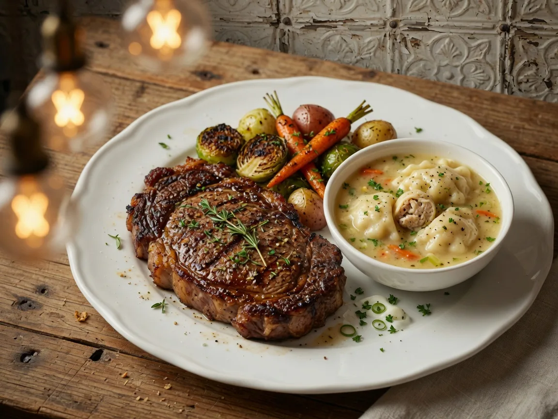 Signature dishes at Madison's on Main in Flushing