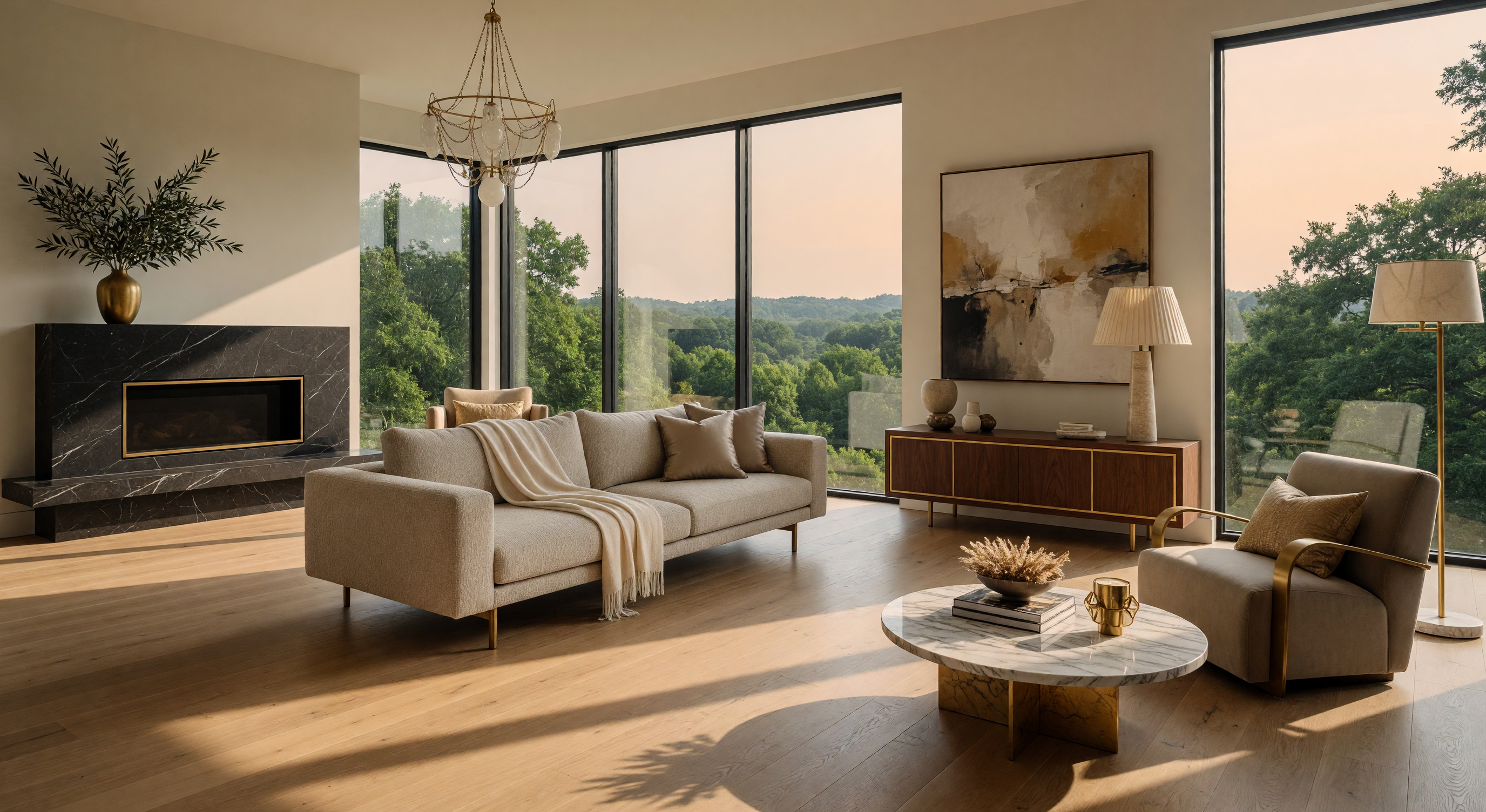 Luxury home interior