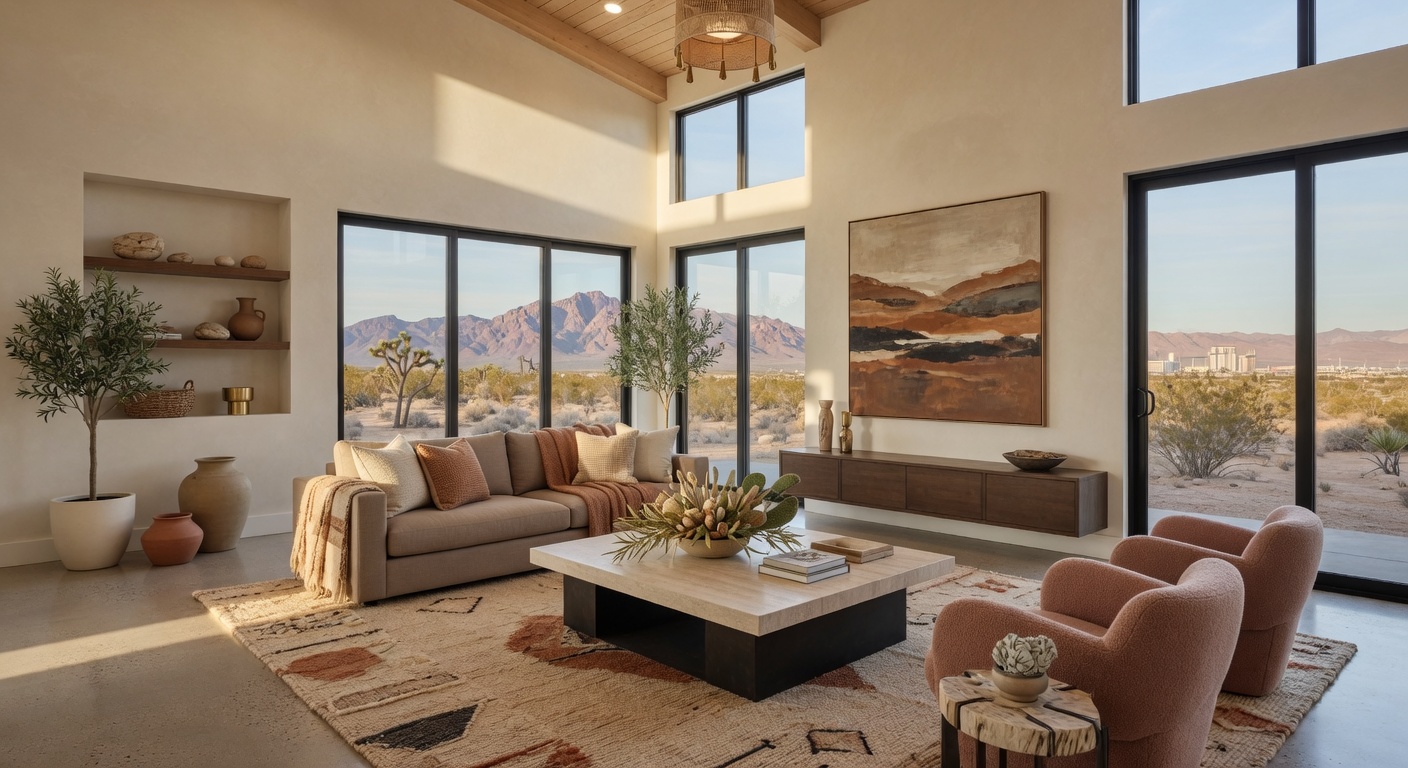 Beautiful interior of a Las Vegas home