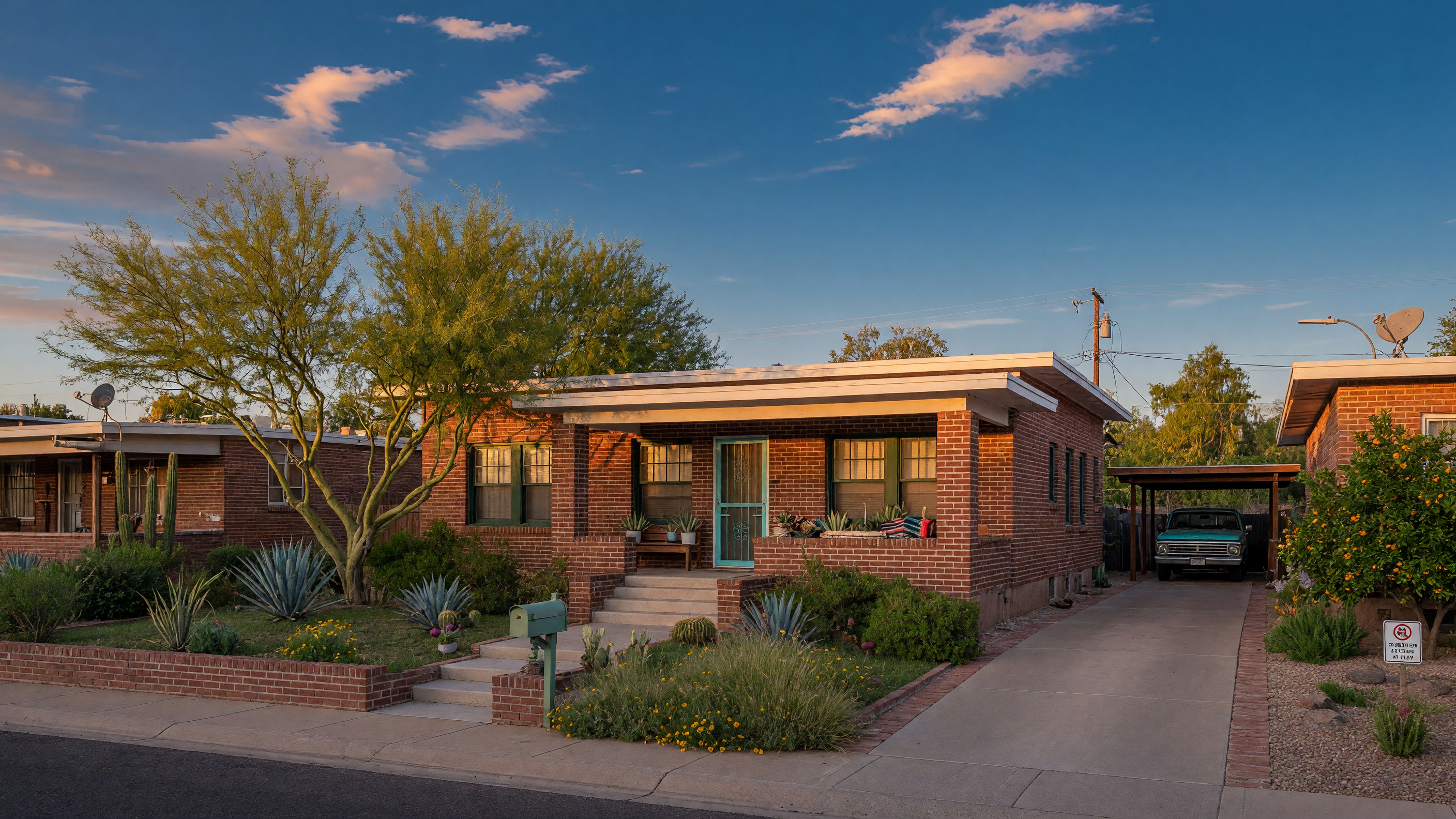 Charming historic bungalow at 1322 W Flower Street in the Campus Vista Historic District of Phoenix, Arizona