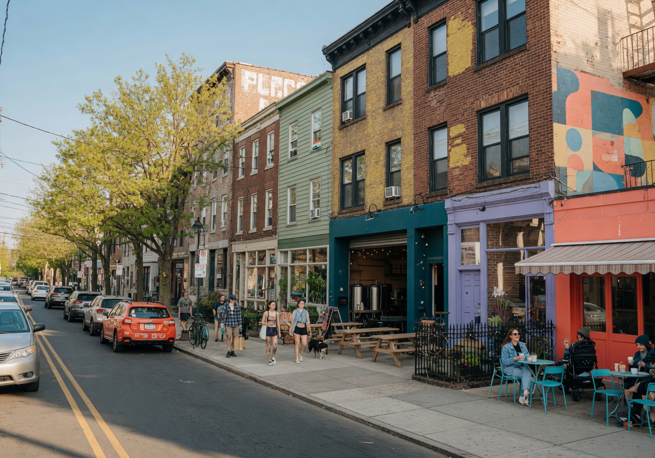 Fishtown neighborhood in Philadelphia