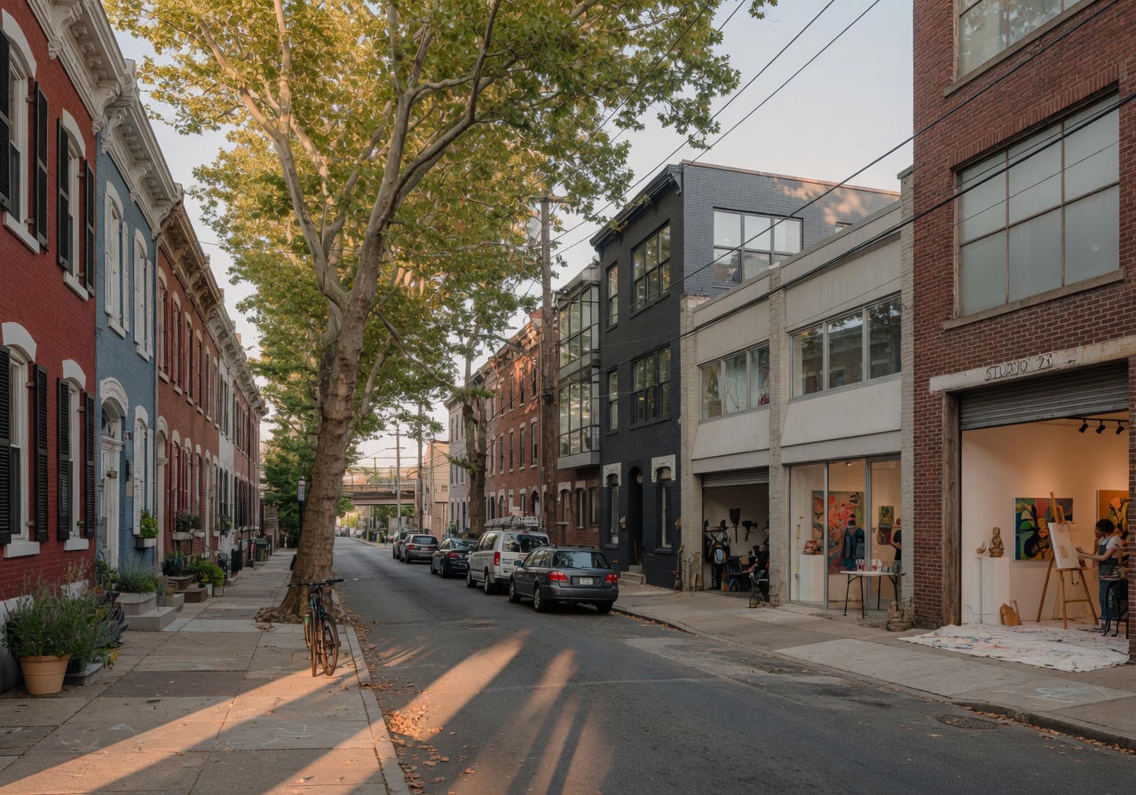 Olde Kensington neighborhood in Philadelphia