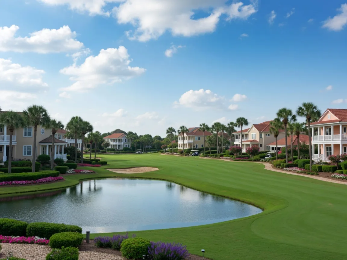 Golf course community in Myrtle Beach