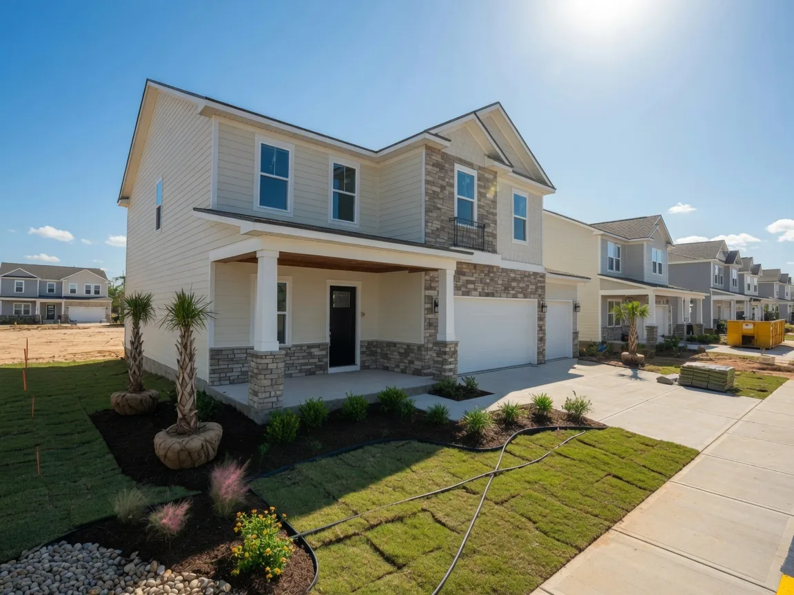 Centex new construction home in Arcadia Myrtle Beach SC