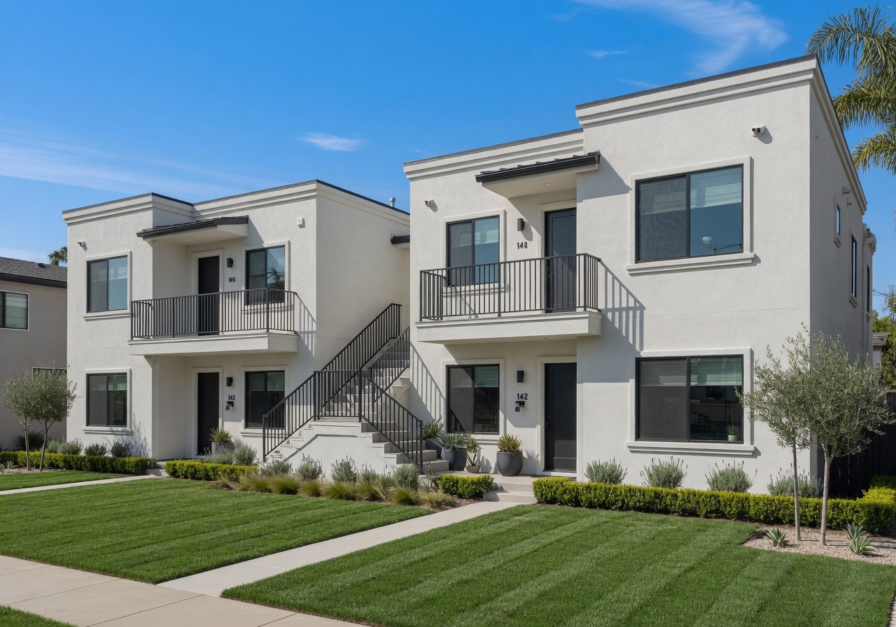 Bay Area duplex development representing wealth building opportunities