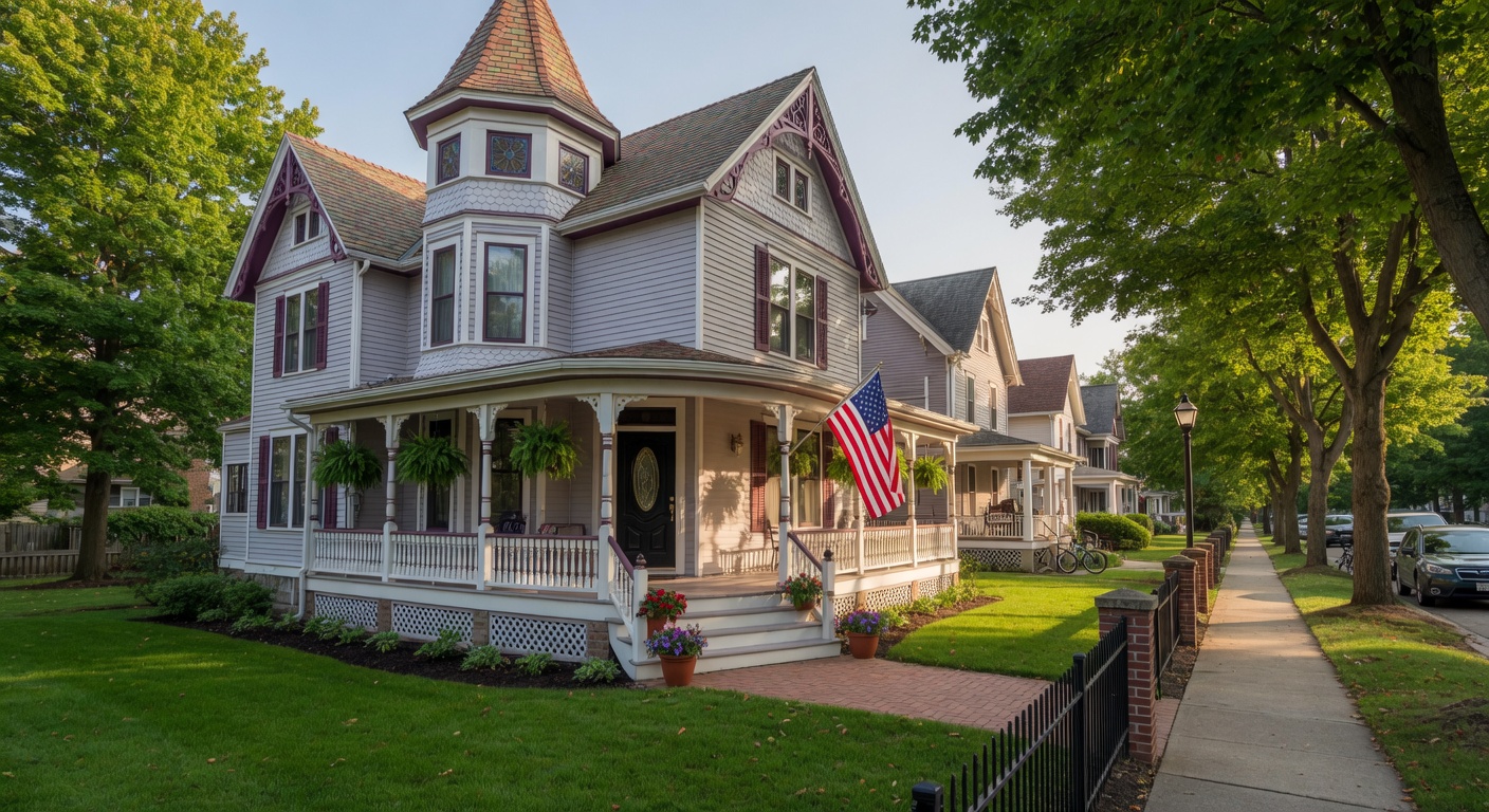 Charming Victorian home in a Lake County neighborhood