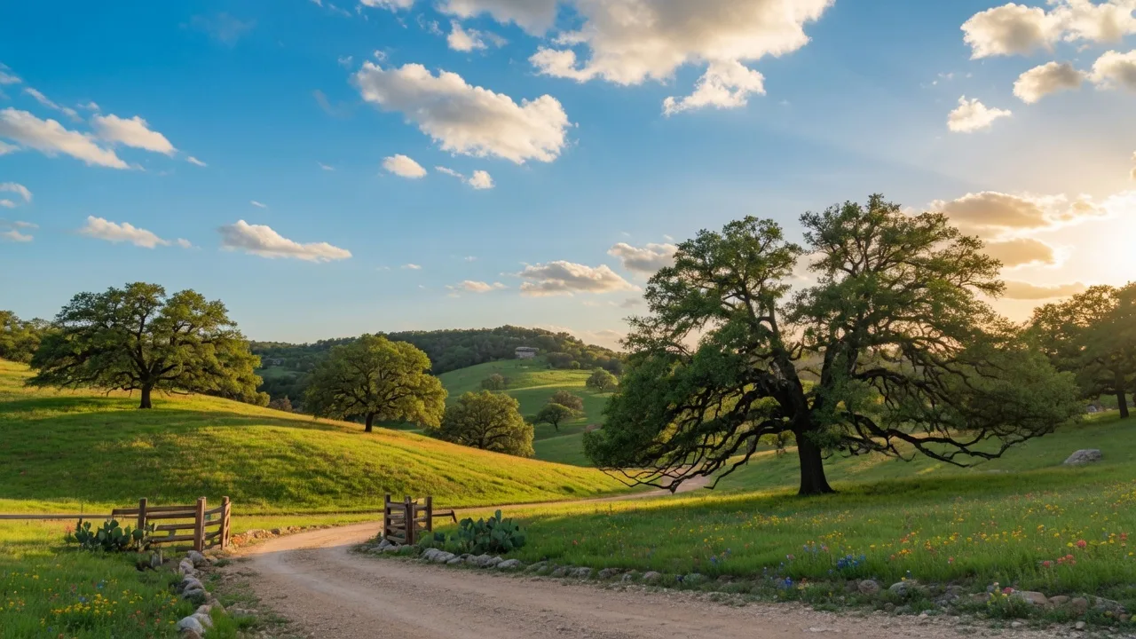 A California landscape viewed from inside, symbolizing the nostalgia and memory tied to a place.