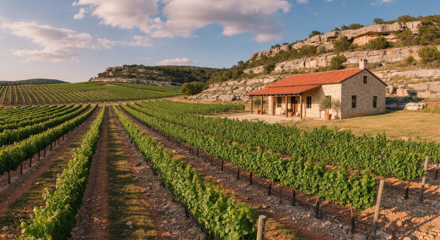 Texas Hill Country ranch property with open land and Hill Country views