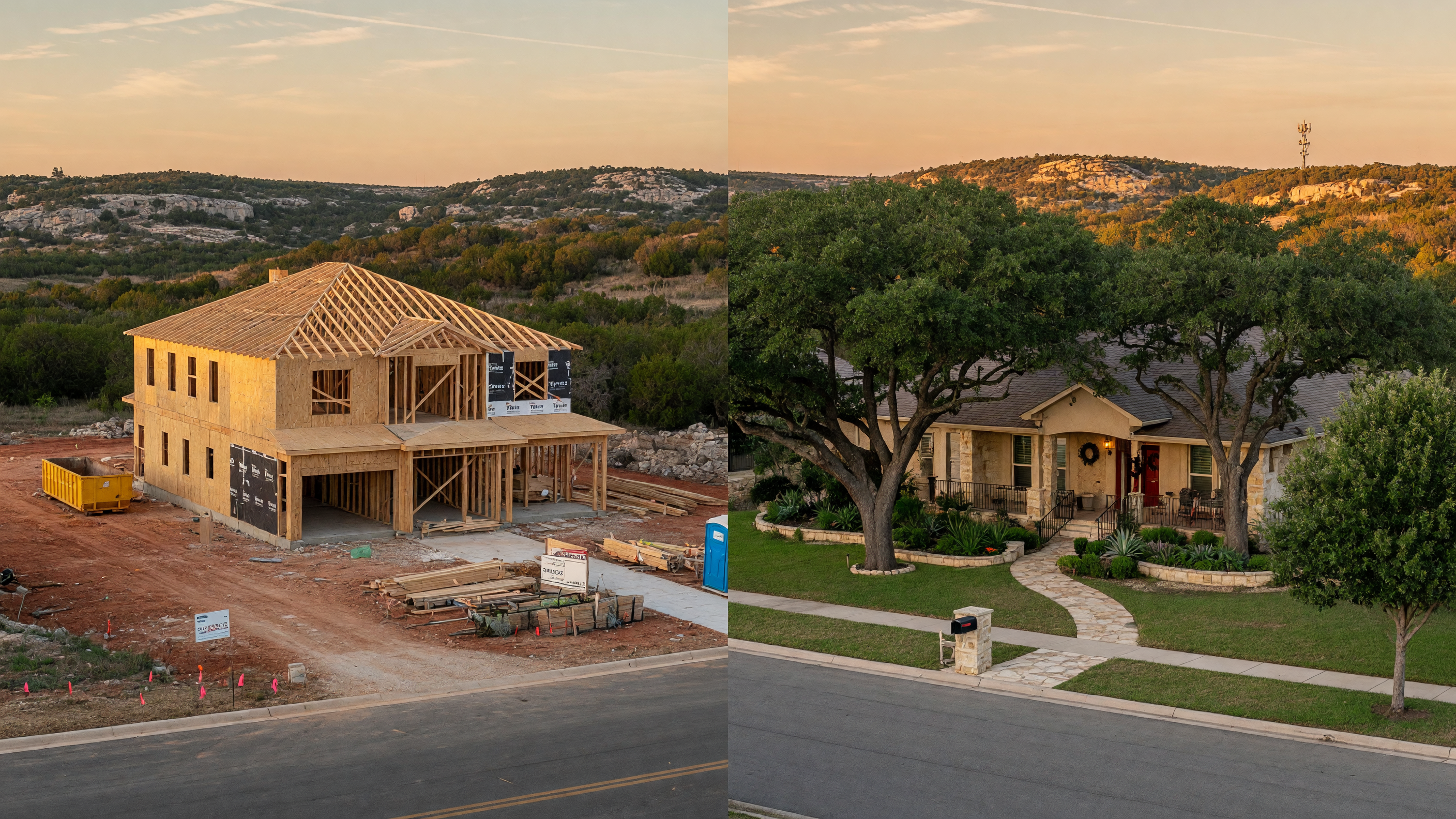 New Construction vs. Resale in the Texas Hill Country: What Buyers and Sellers Need to Know