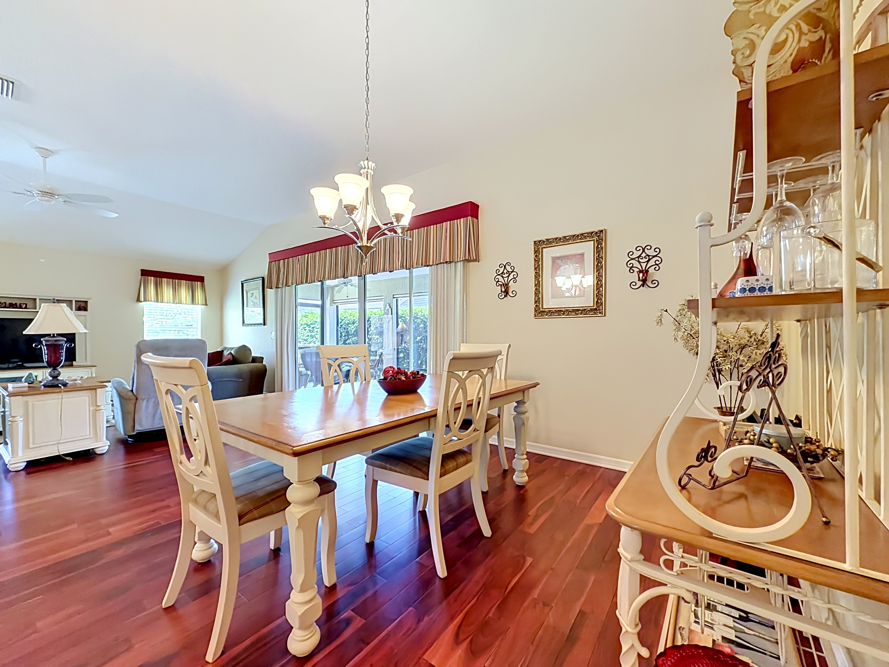 Dining area with open layout flowing into the living room
