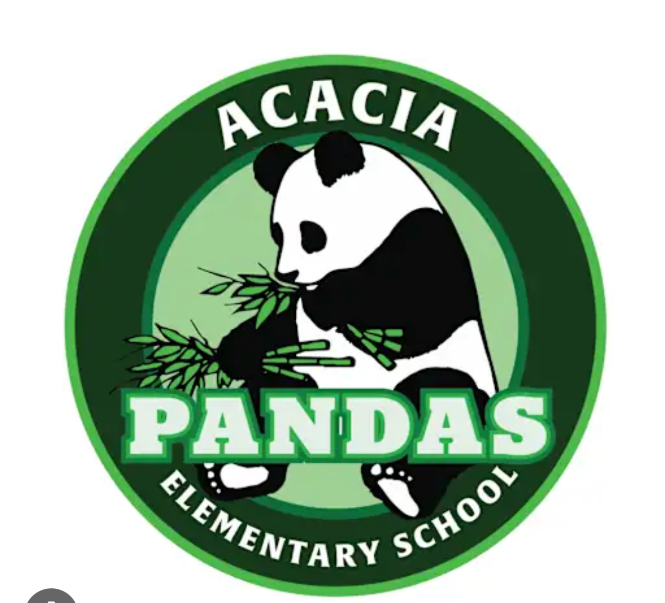 Acacia Elementary School Pandas logo